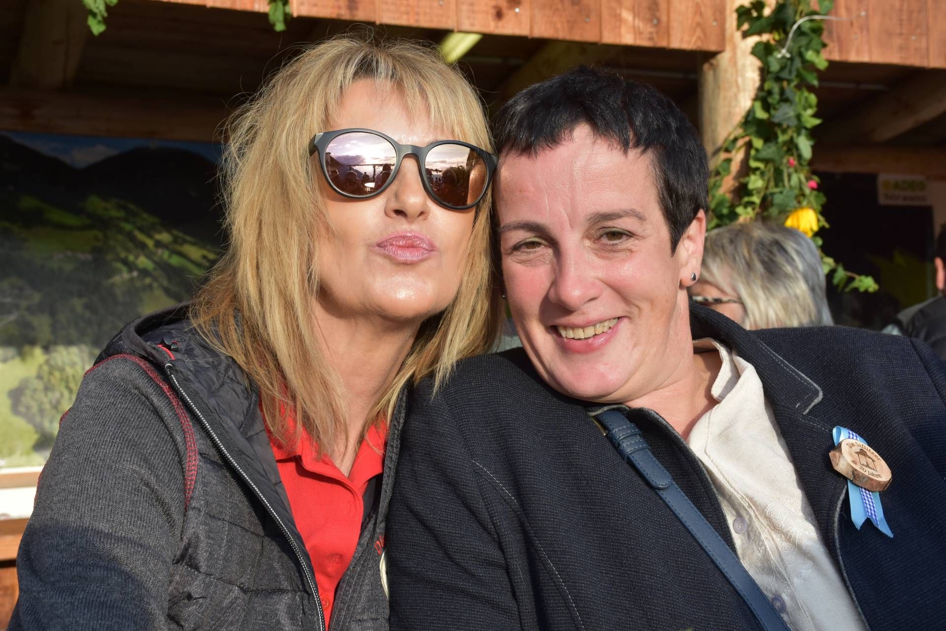 Claudia und Irmi.
