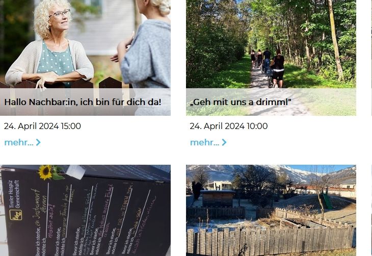 Tiroler Freiwilligenwoche heuer auch wieder in Osttirol