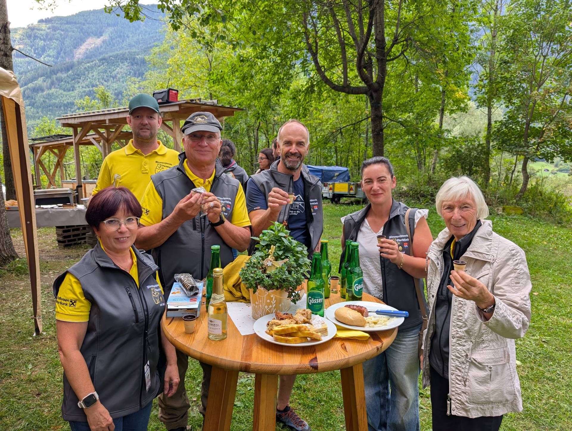 V. l.: Daniela Gollmitzer, Obmann Martin Granig, Franz Gollmitzer, Ewald Granig, Christine Neumeier und Gerda Flei&szlig;ner.