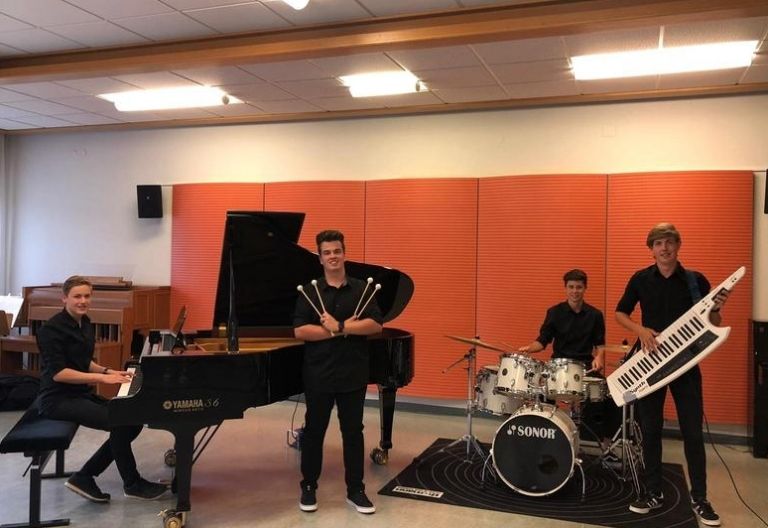 Musikschule nimmt CD auf