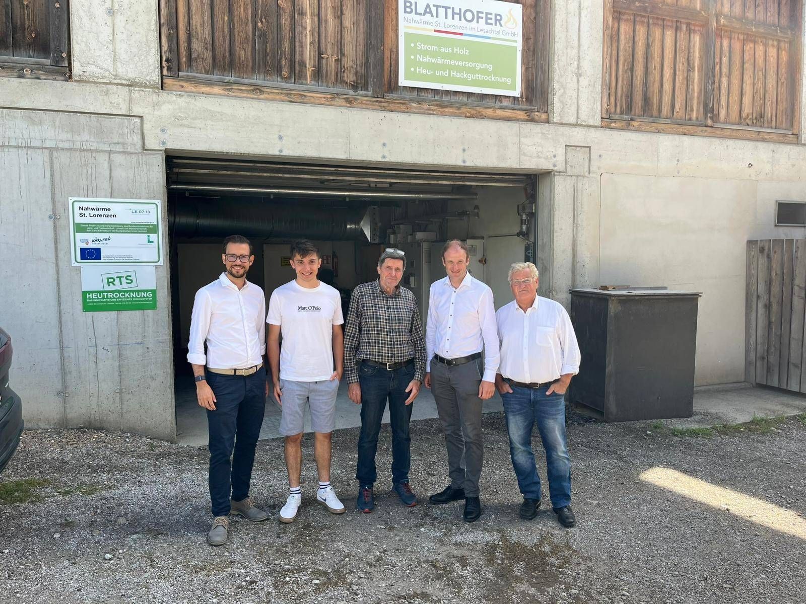 Betriebsbesuch bei Nahw&auml;rme Lesachtal