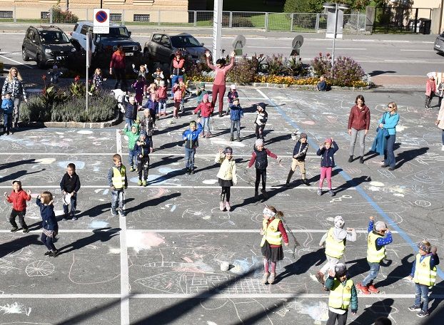Spielen statt parken hie&szlig; es in Hermagor. Foto: KEM Karnische Energie
