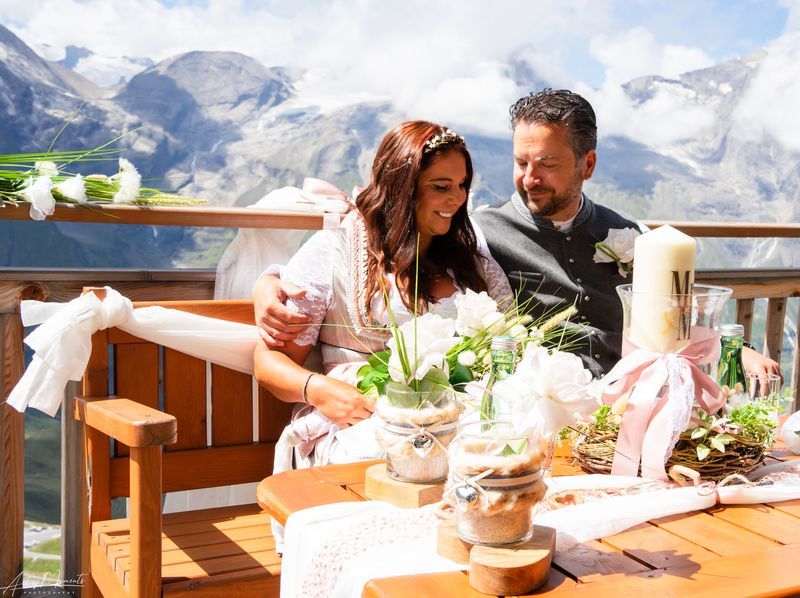 Hochzeit auf der Edelweisspitze. Foto: Thomas Eggeler