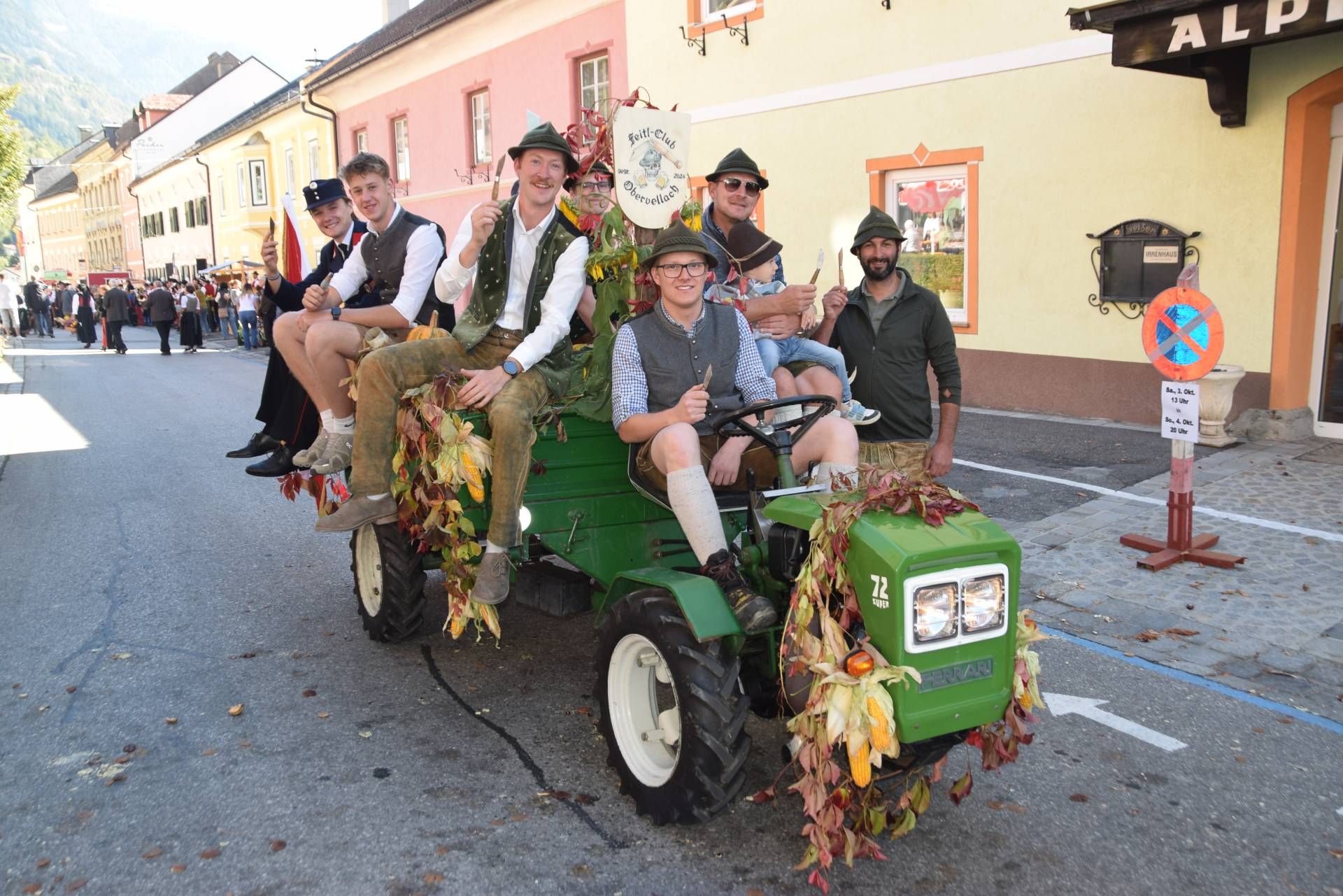 Der &bdquo;Feitl-Club Obervellach&ldquo;.
