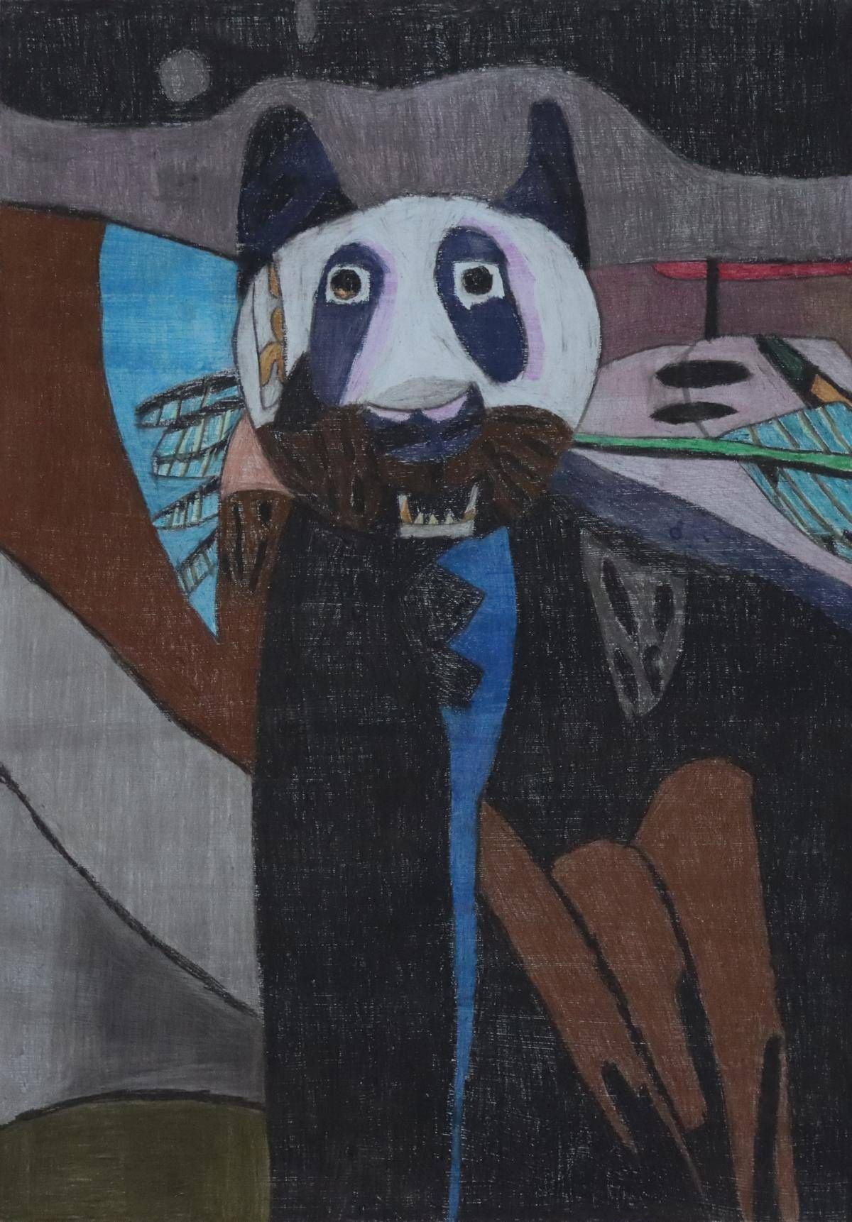 "Panda" von Beatrix Indrist. Foto: Kunstwerkstatt Lienz