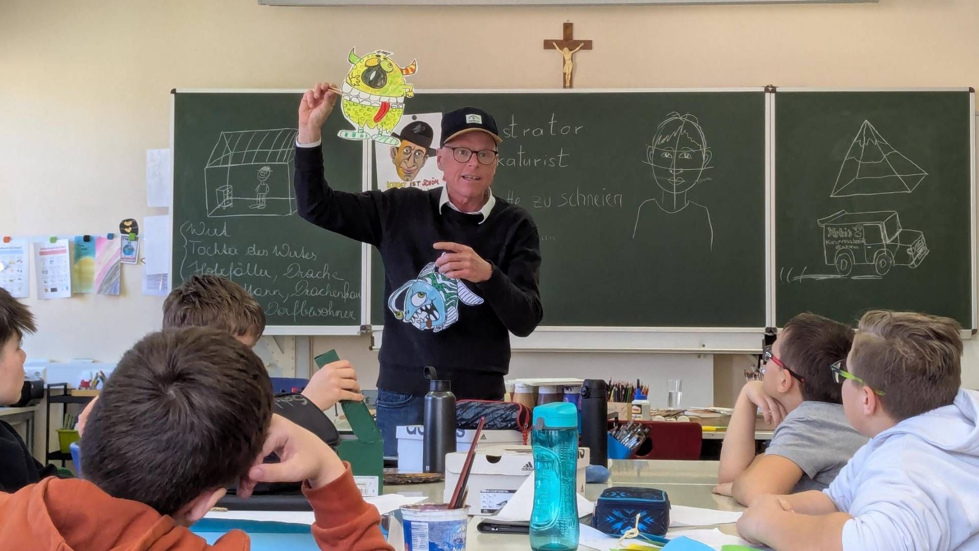 Karikaturist und Illustrator Christian &bdquo;Yeti&ldquo; Beirer Foto: Knorr
