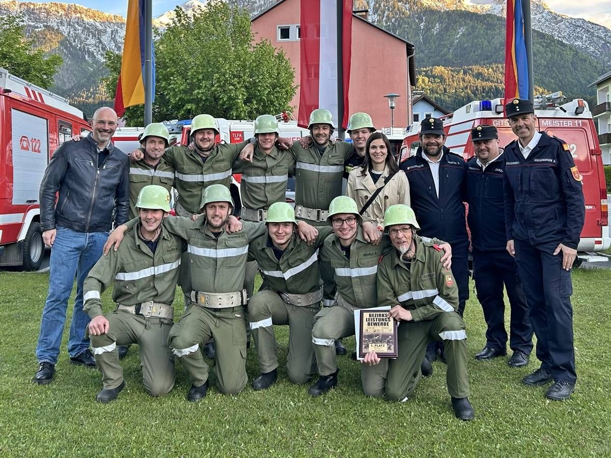 Bezirksmeister in der Kategorie Bronze A in Hermagor wurde die 3. Gruppe der FF St. Jakob im Lesachtal. Foto: BFKdo Hermagor