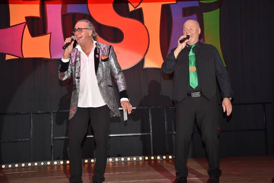 Moderator und &bdquo;Minister der lockeren Spr&uuml;che&ldquo;, Walter Widemair und Kanzler Peter Lanz sorgten mit ihrem Medley f&uuml;r Stimmung.