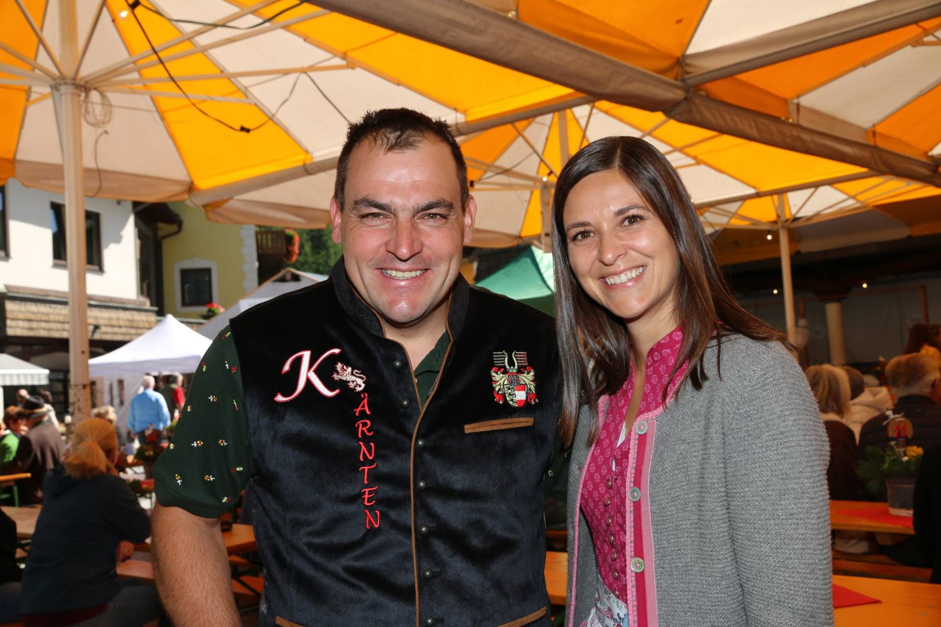 Festgemeinsachafts-Obmann Arnulf Wallner und LA Christina Patterer-Burgstaller