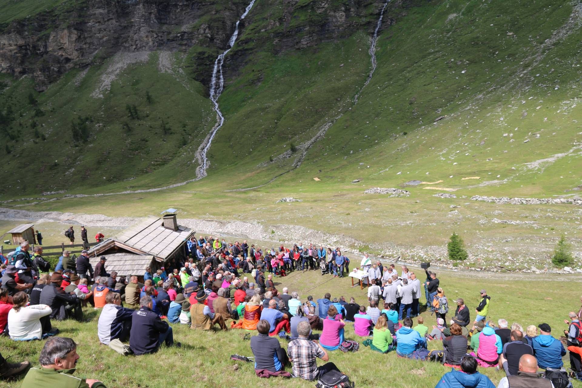 Zwischen 1200 und 1300 Besucher zog es auf die M&ouml;lltaler Alm.
