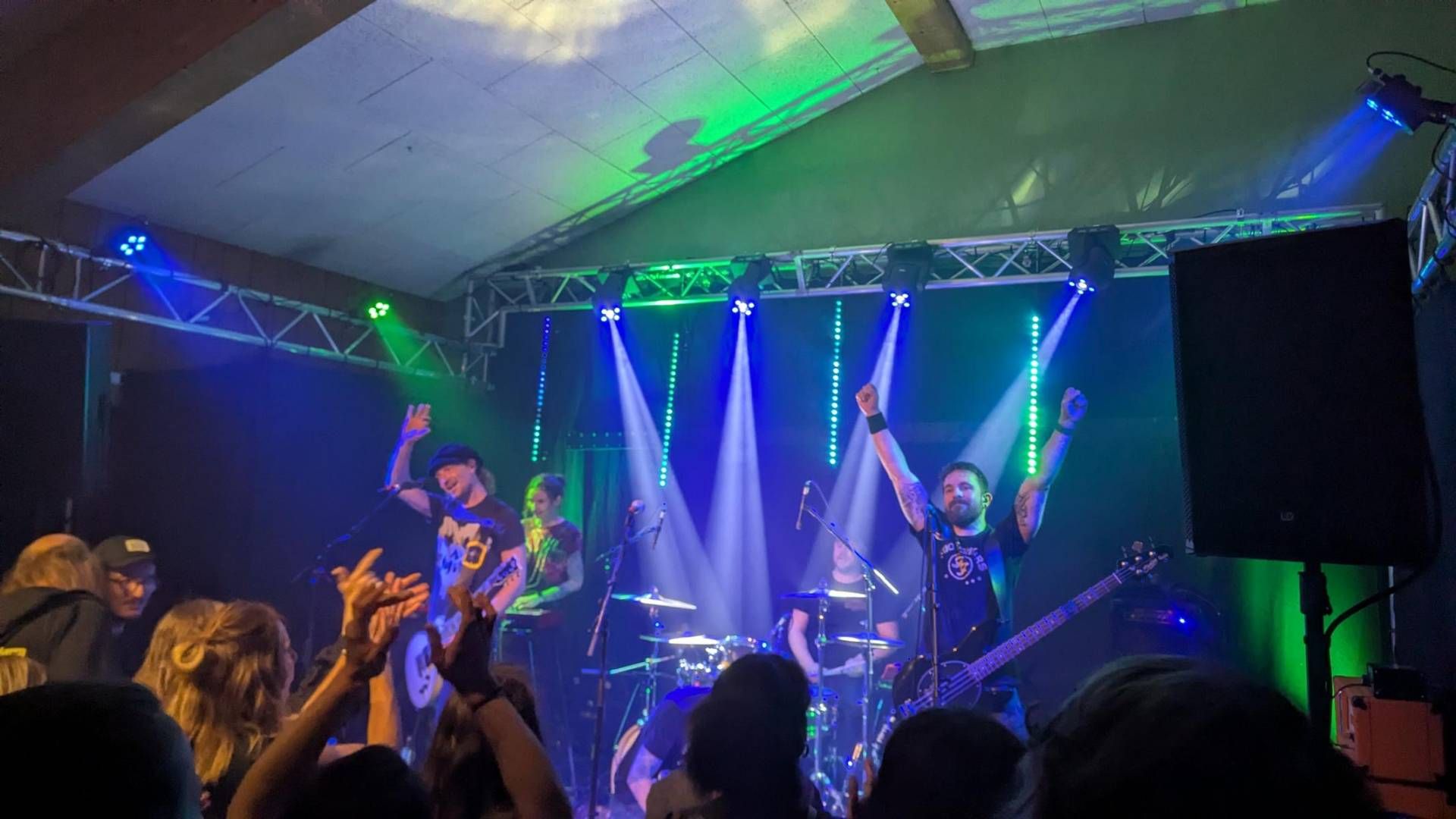 The Burning Flags Live Mukl Lienz Foto: Knorr