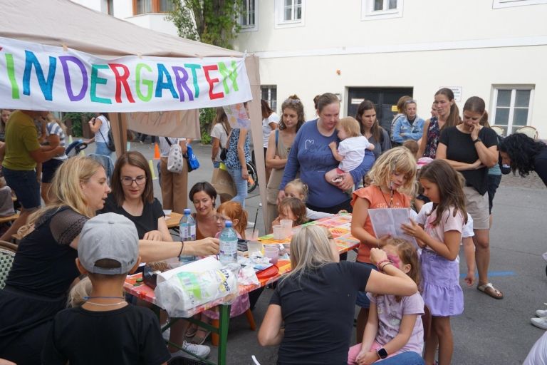Gute Stimmung bei Kindergaude in Matrei