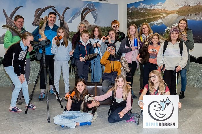 Die Alpenrobben freuen sich auf ihr Projekt. Foto: Rudi Sauper