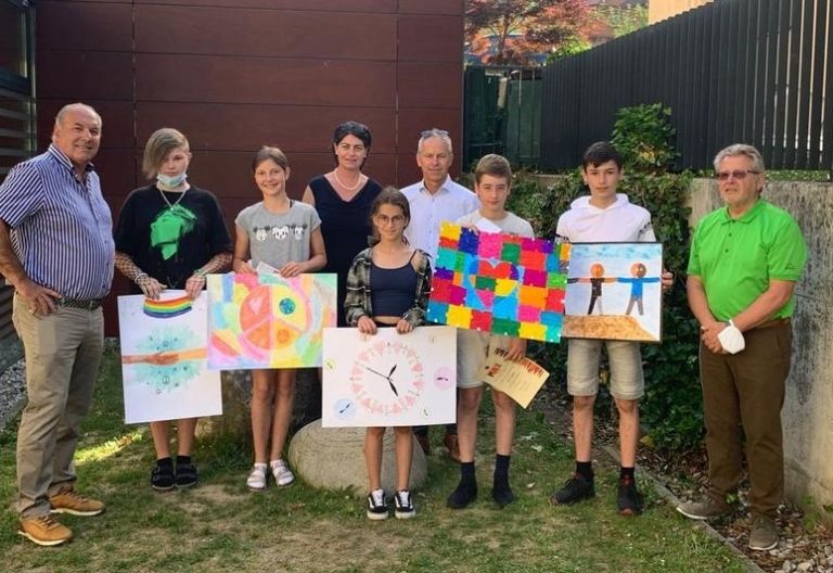 Lions- Friedensplakatwettbewerb: Sieger gek&uuml;rt.