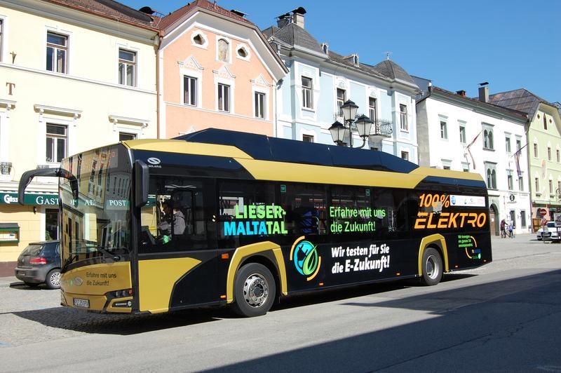 Mit dem Projekt wird abgekl&auml;rt, inwiefern ein E-Bus auch f&uuml;r Oberk&auml;rner T&auml;ler geeignet ist. Foto: Hermann Florian