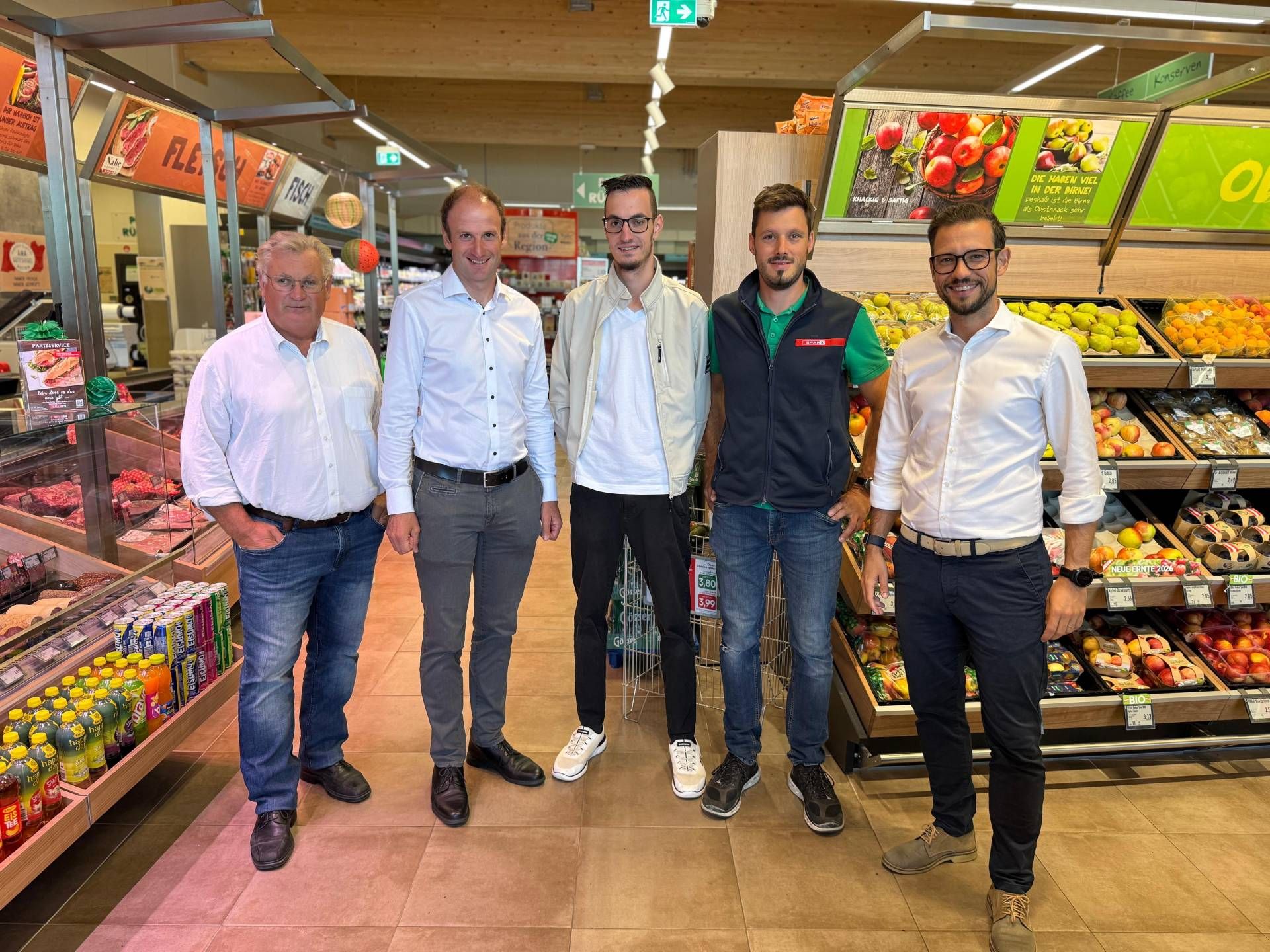 Betriebsbesuch im SPAR-Markt St. Lorenzen