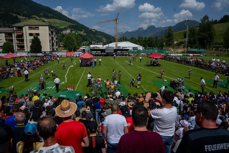 Beste Stimmung bei Hochsommerhitze in Sillian. Foto: LFV Tirol/Manuel W&uuml;rtenberger