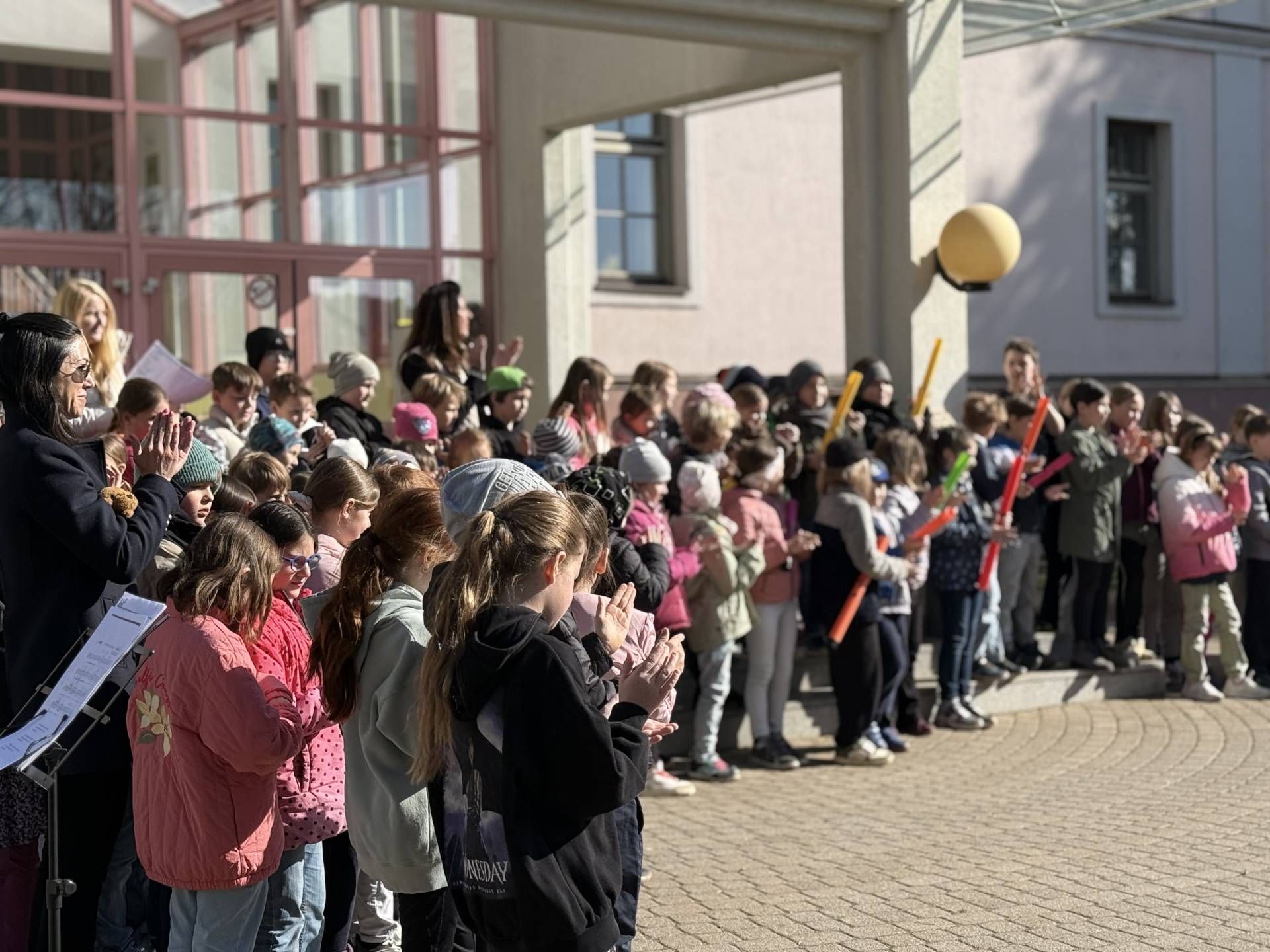 Die Sch&uuml;ler der VS Seeboden waren begeistert von der Idee.
