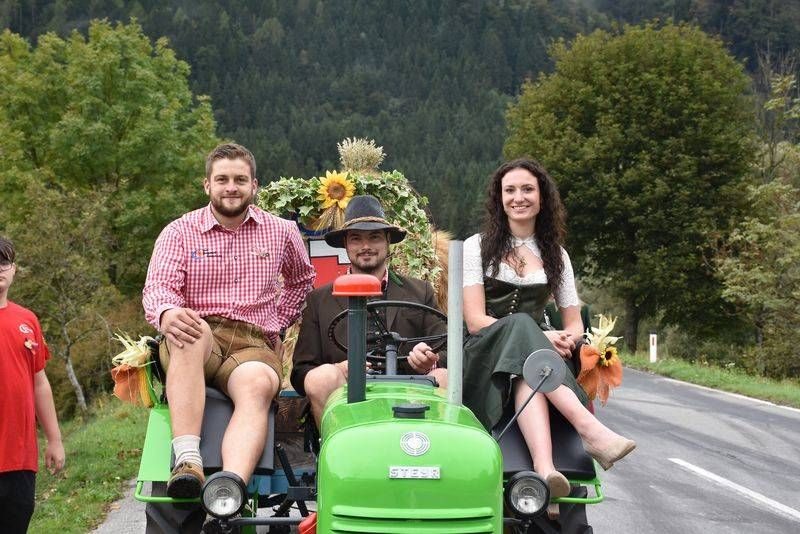 Landjungend Obmann Markus Schluder, Michael Maier und Lena Ha&szlig;lacher.