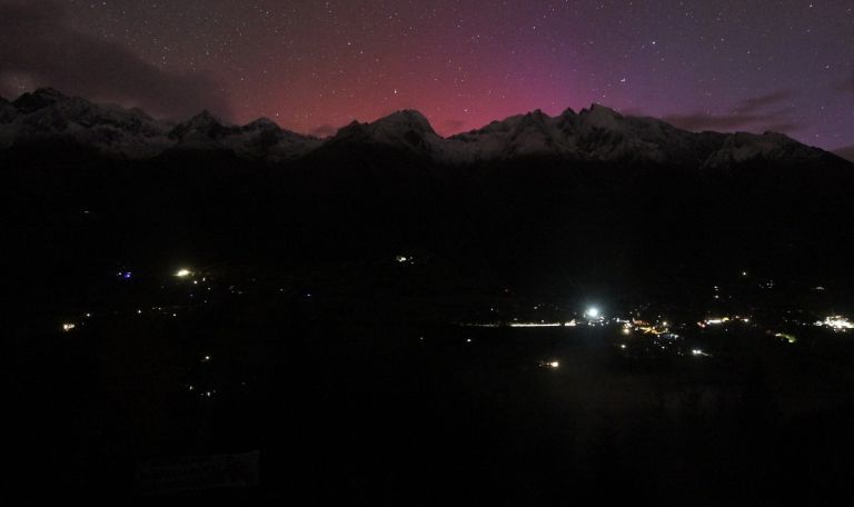 Spektakul&auml;r: Wieder Polarlichter in Osttirol zu sehen