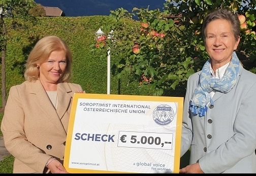 Soroptimistinen spendeten
