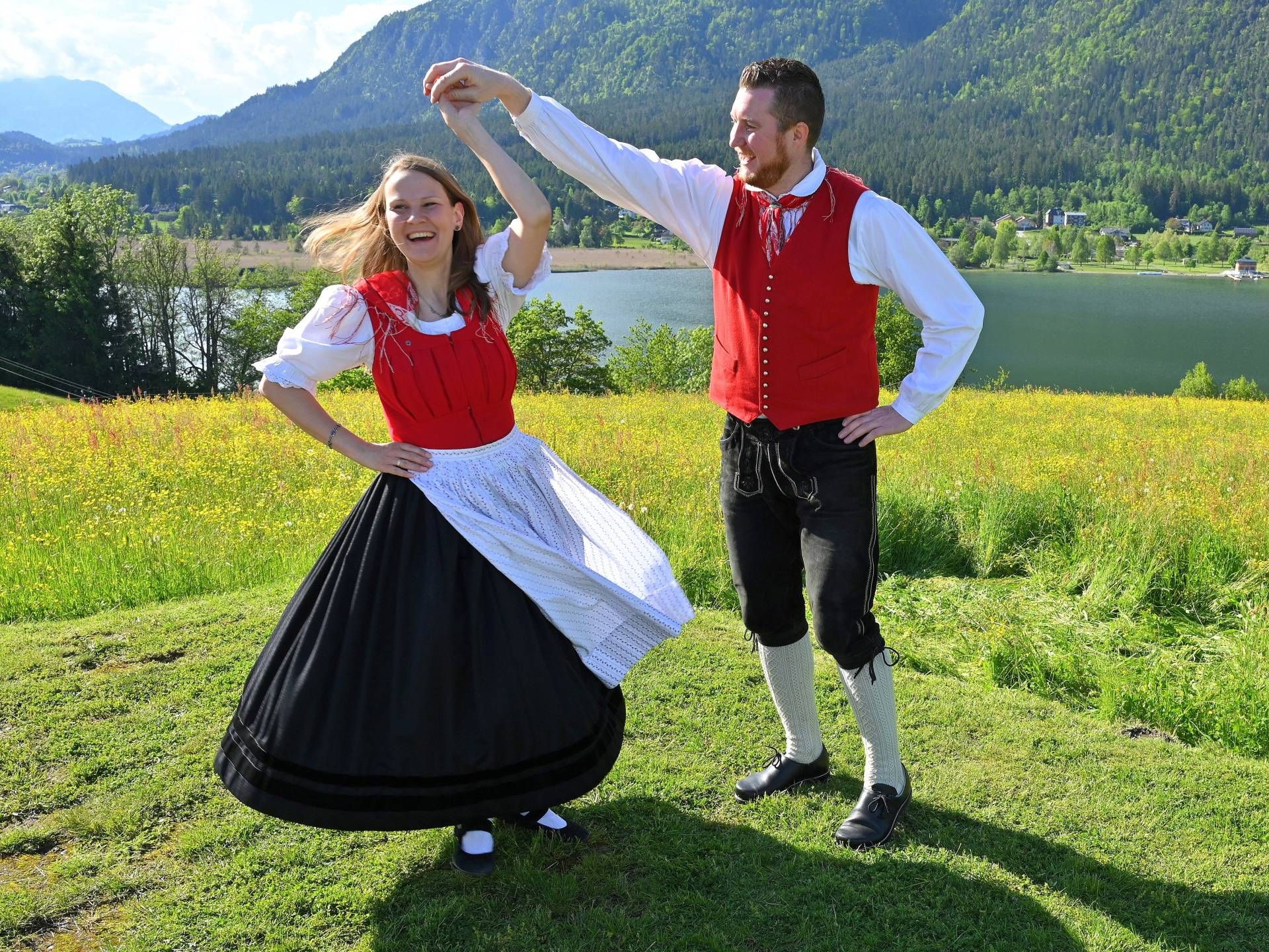 Die Volkstanzgruppe Hermagor. Foto: Hans Jost