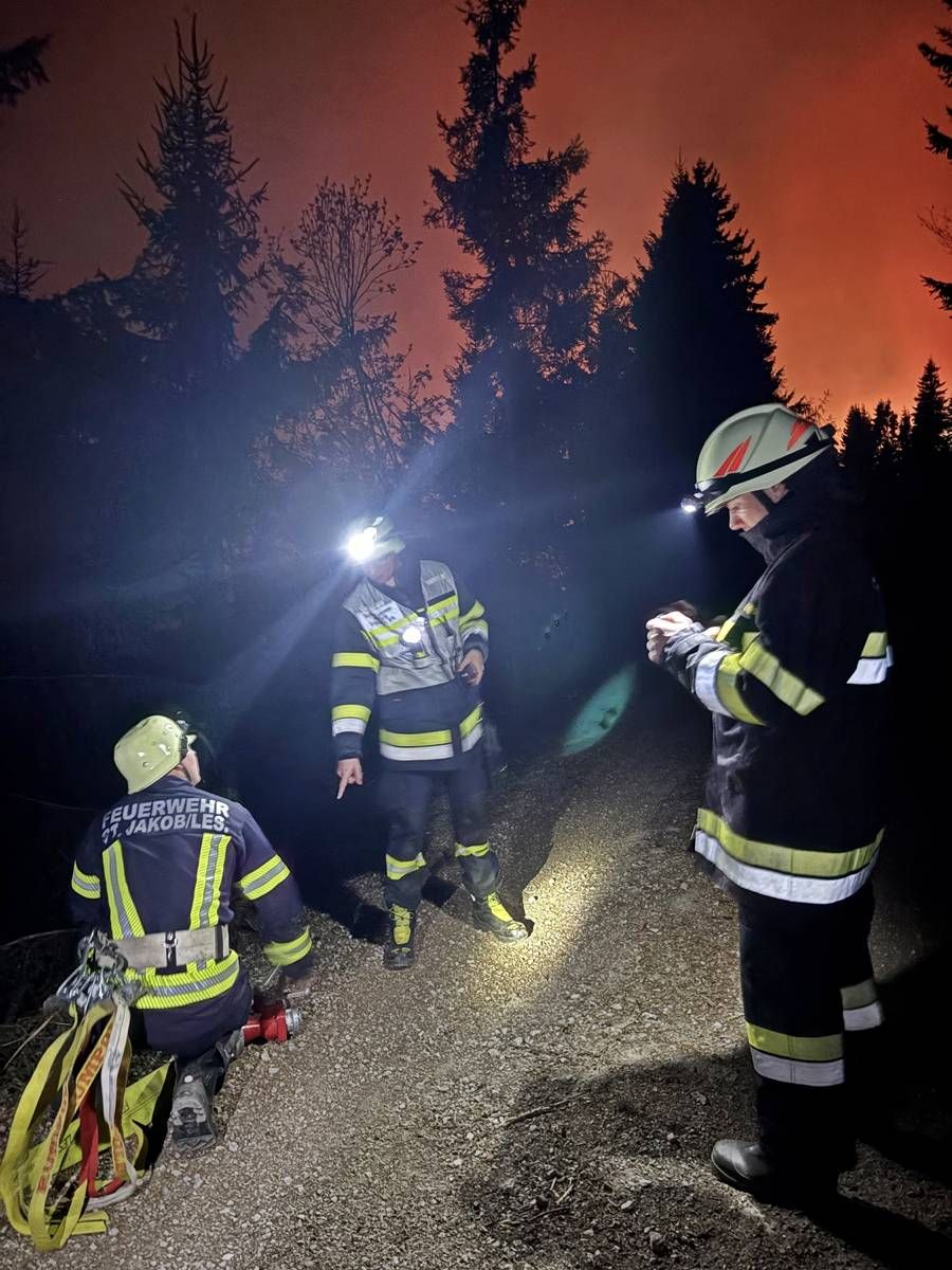 Schwieriger Einsatz in der Nacht.