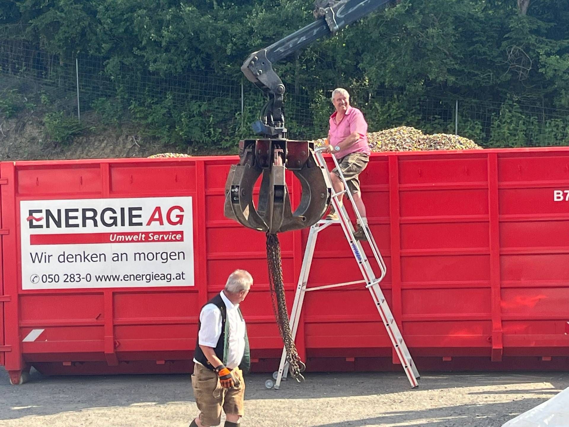 Mehrere Big-Bags voll mit Kronkorken wurden f&uuml;r den Guten Zweck verwertet.