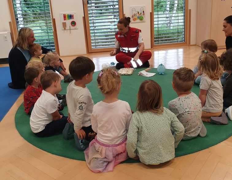 Die Kids waren ganz Ohr.