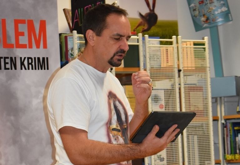 Krimi-Lesung in Kleblach-Lind