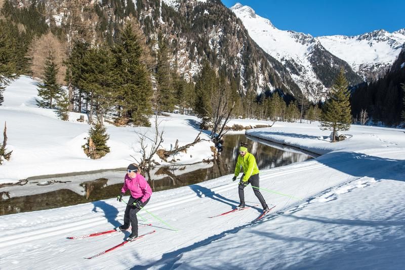Die &uuml;ber 4 km Loipe f&uuml;hrt in das Seebachtal bei Mallnitz. Foto: TVB Mallnitz