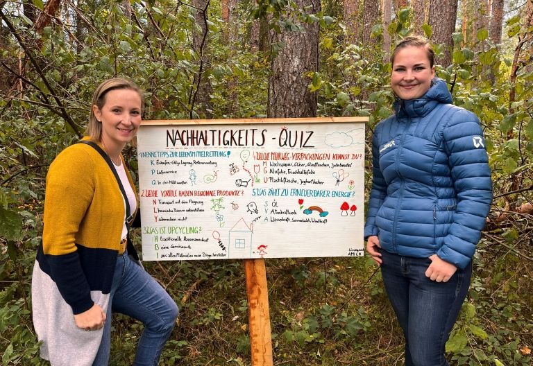 Spazieren am Pfad der Nachhaltigkeit in Tristach