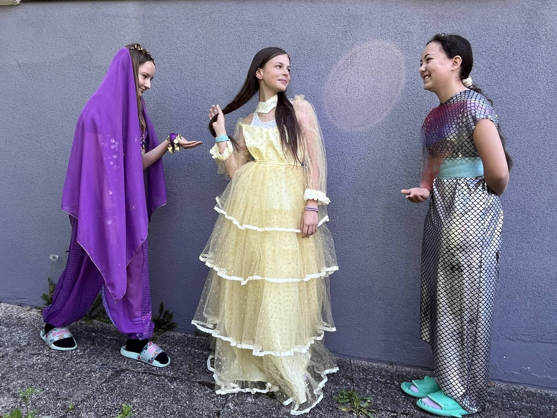 V. l.: Luisa Sommeregger, Naomi Striednig, Emely Aichholzer