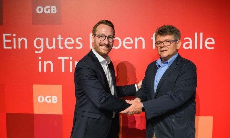 Philip Wohlgemuth als &Ouml;GB-Tirol Vorsitzender best&auml;tigt