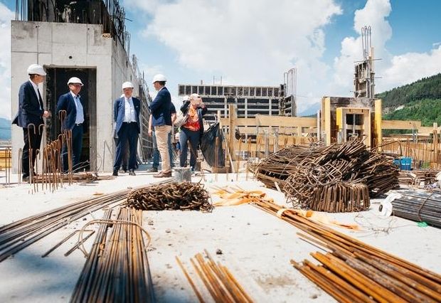 Lindner-Bau schreitet voran