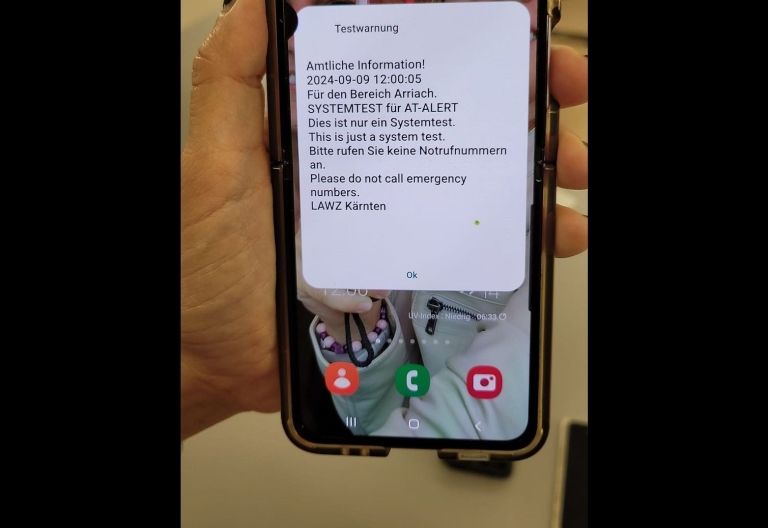 Handy-Katastrophenalarm wurde getestet