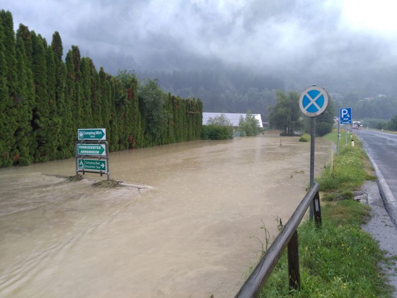 &Uuml;berschwemmungen in Mittelk&auml;rnten.