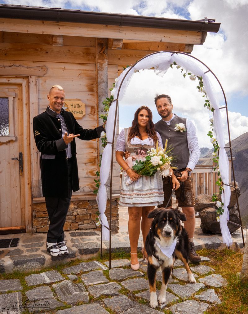 Hochzeit auf der Edelweisspitze. Foto: Thomas Eggeler