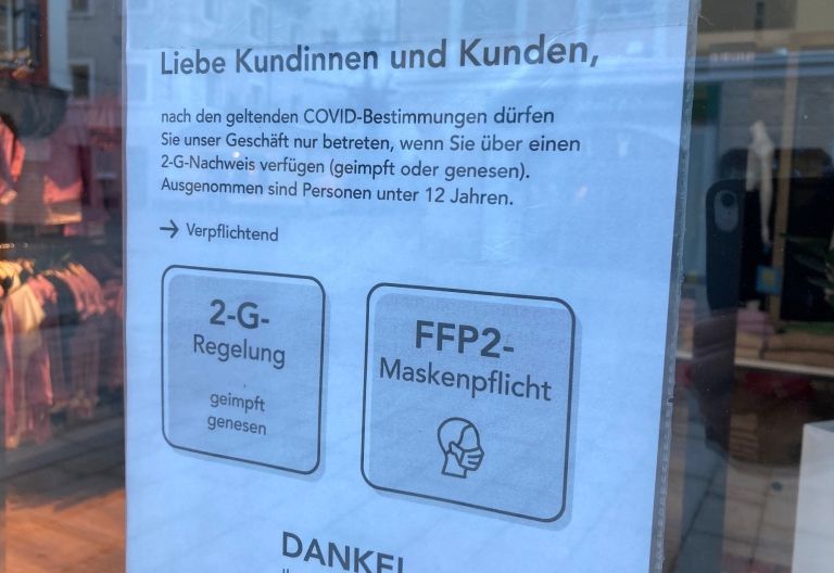 Sperrstundenregelung und 2G-Vorschrift werden gelockert