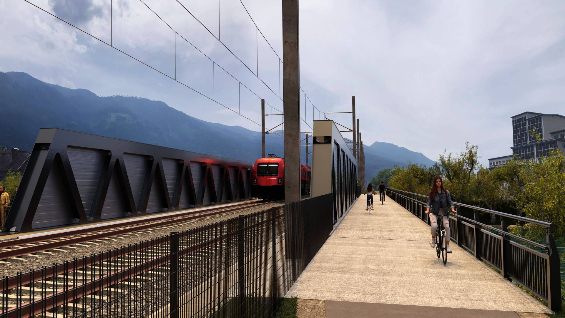 Visualisierung: &Ouml;BB/Poltnigg und Klammer ZT