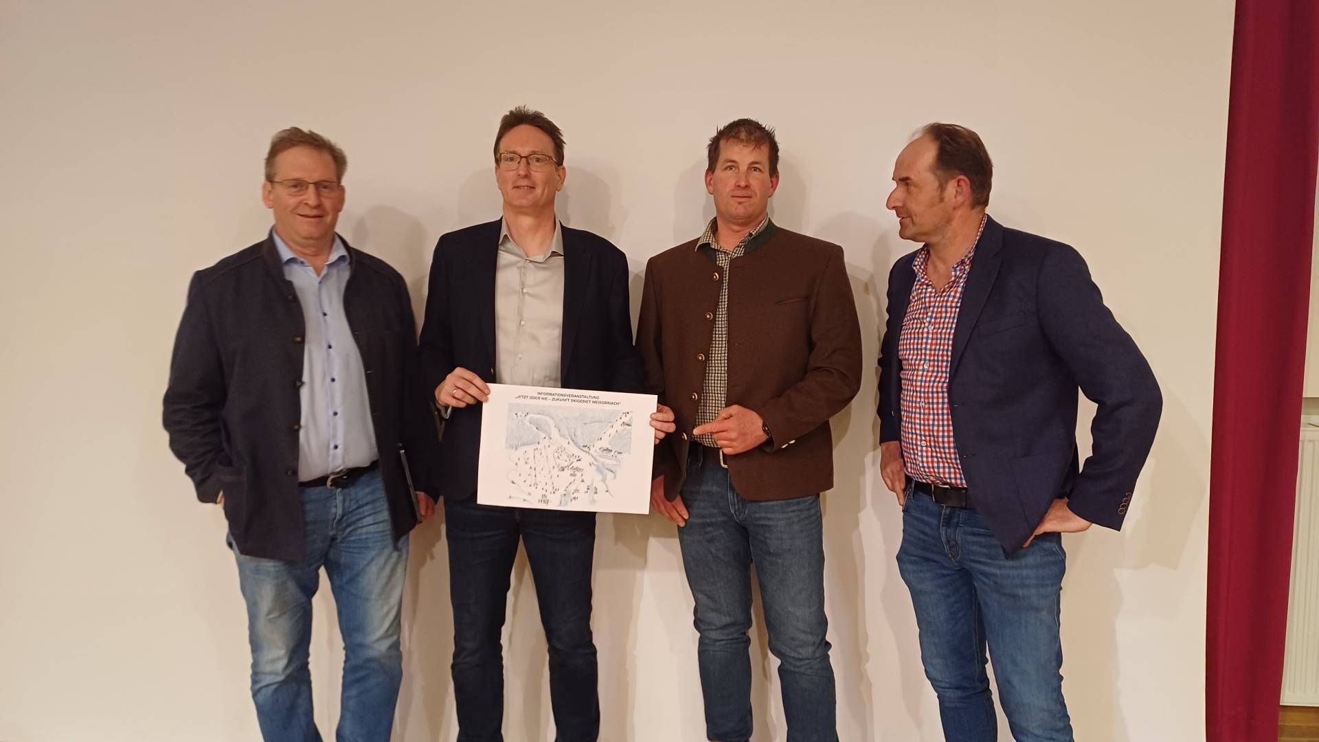V. l.: Martin Wallner, Bgm. Christian M&uuml;ller, Michael Gleichentheil und Michael Sattlegger.