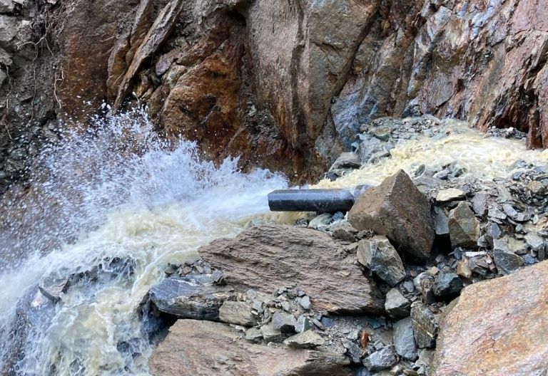 Matrei: Mure besch&auml;digt gr&ouml;&szlig;te Trinkwasserleitung 