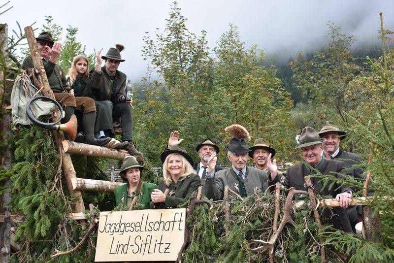 Die Jagdgesellschaft Lind-Siflitz hatte den besten Ausblick.