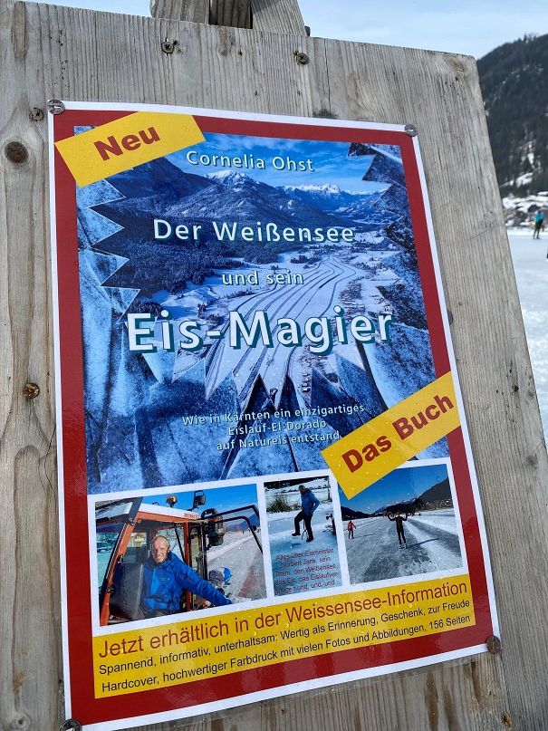 Der Wei&szlig;ensee und sein Eis-Magier, das Buch schrieb die deutsche Journalistin Cornelia Ohst.
