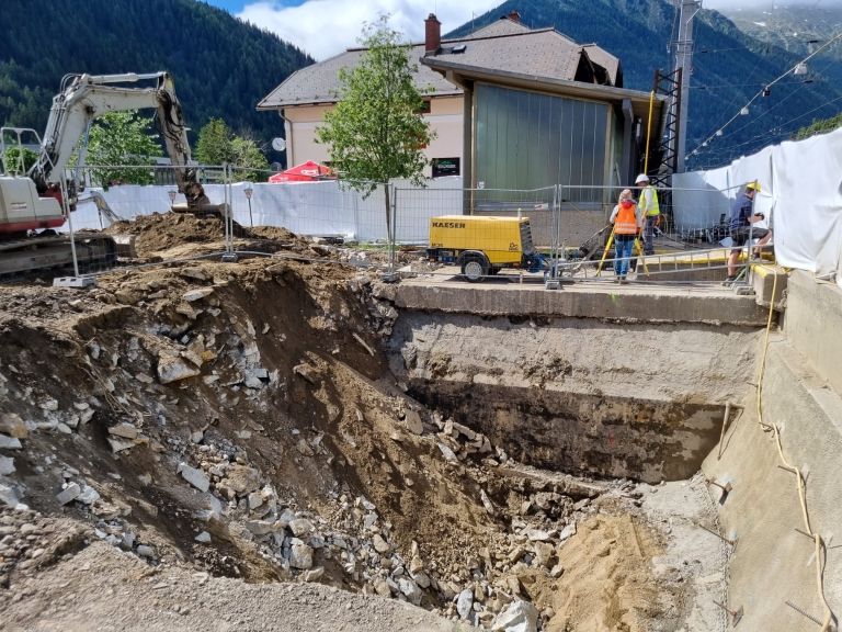 &Ouml;BB-Bauarbeiten: Bahnhof in Mallnitz wird modernisiert