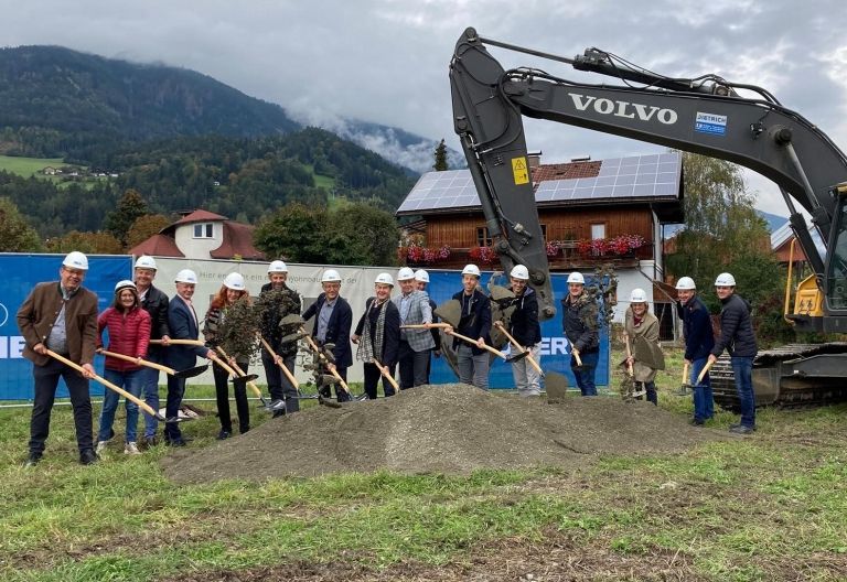 Startschuss f&uuml;r den Bau einer neuen Wohnanlage in Lienz
