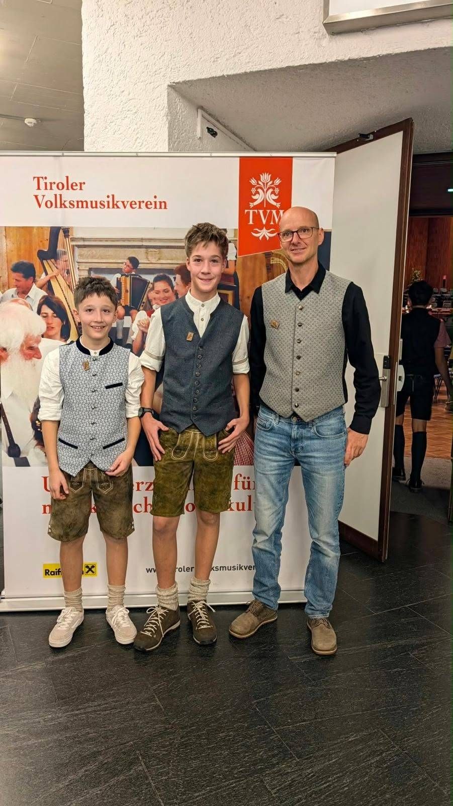 Die &bdquo;Raner Buam&ldquo; Jeremias und Matteo Angerer.