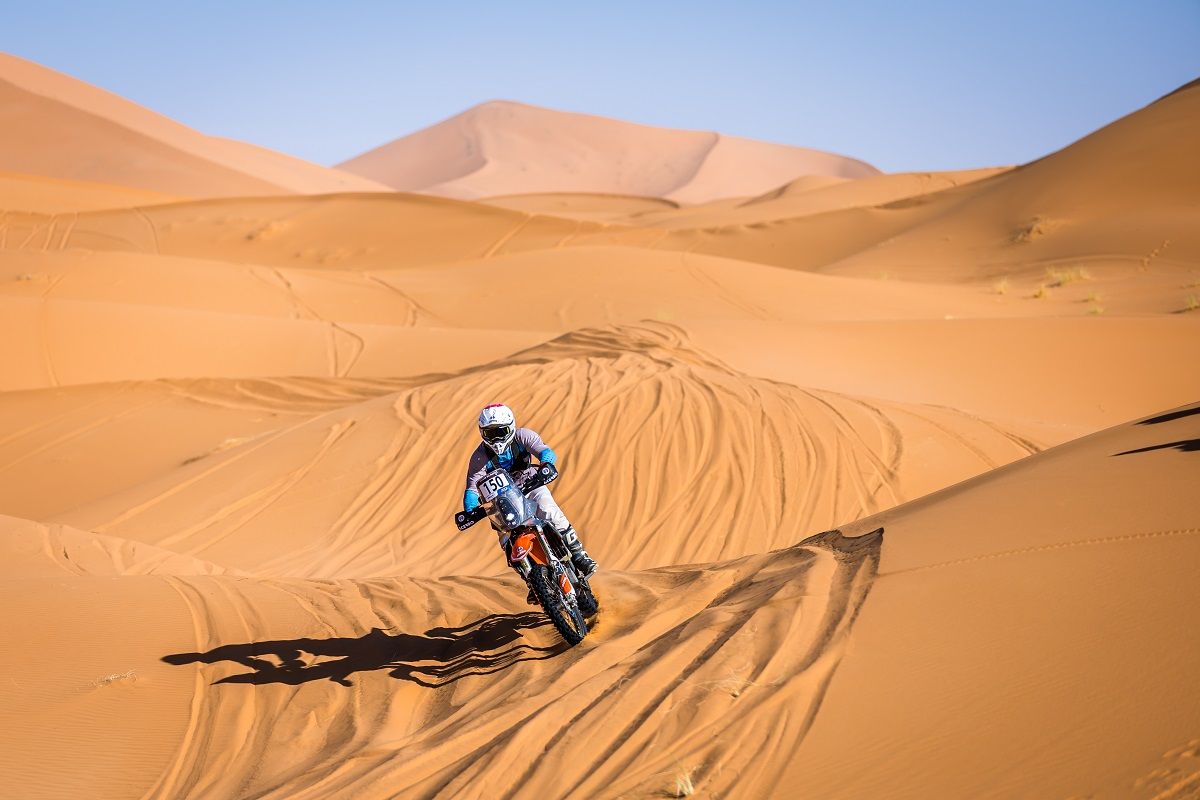 Bei der &bdquo;Rally du Maroc&ldquo; holte sich der Gailtaler den Weltmeistertitel.