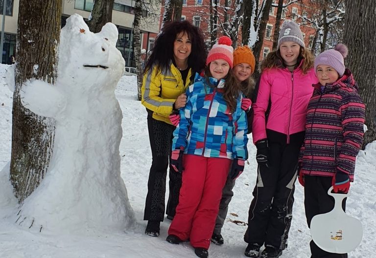 Turnstunden im Schnee 