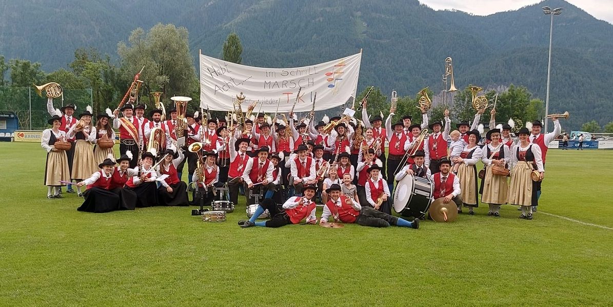 Die Trachtenkapelle Irschen trat in der Leistungsstufe E an und darf sich &uuml;ber 90,18 Punkte freuen.